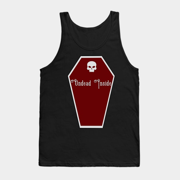 Undead Inside Tank Top by AnalogArtByAdam